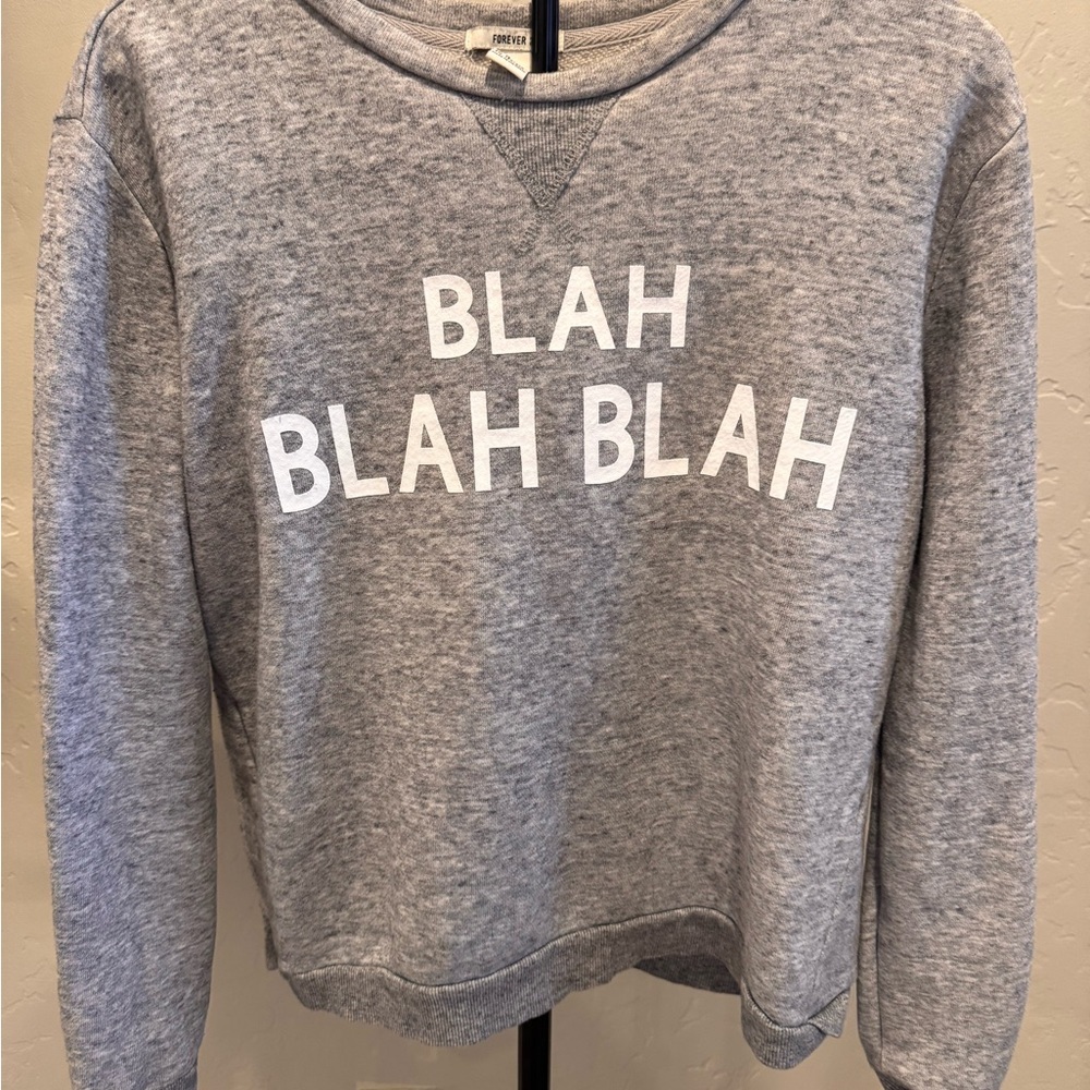 Forever 21 Gray Knit Top